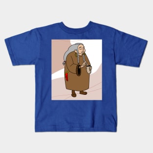 Funny Dwarf Garden Gnome Kids T-Shirt